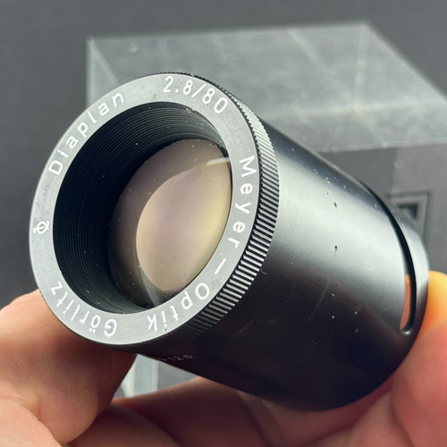 Rare metal diaplan 80mm 8 - rare, f2.8