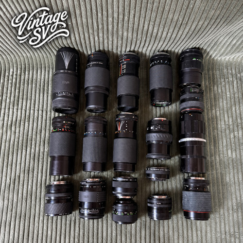 Vintage manual camera lenses - vintage,