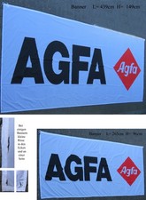 Alte, große AGFA Werbebanner