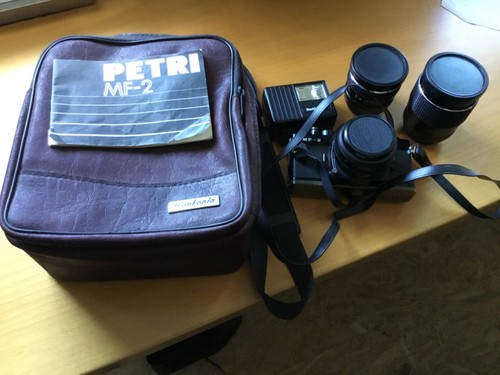 Petri kamera objektive - petri, mf-2