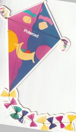 Polaroid bunter werbedrache - polaroid,