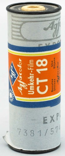 Historischer film agfa 18 - film, ct