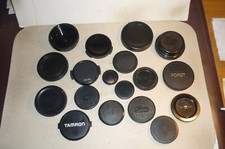 Konvolut 18 Objektivdeckel