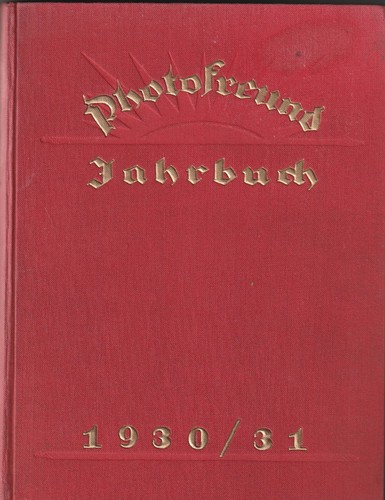 Photofreund jahrbuch 1930 - photofreund,